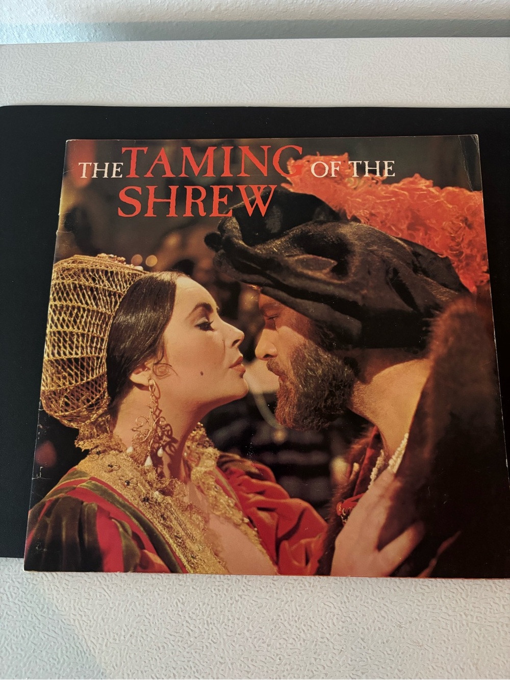 The Taming of the Shrew Brochure - Dramatic Red & Black Cover
